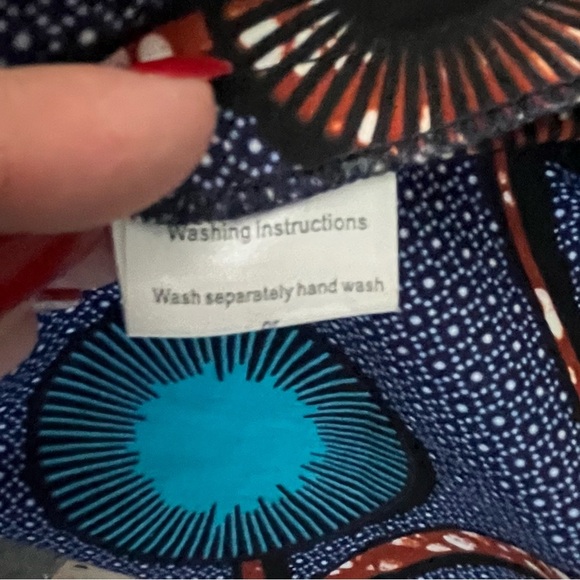 Kiki Clothing Classic Contemporary Cultural African Infusion Midi Skirt SZ XXL - Picture 7 of 11